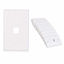 Picture of Cable Matters 10-Pack Low Profile 1 Port Keystone Jack Wall Plate in White