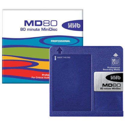 Picture of HHB MD80 80 Minute MiniDisc (5 Pack)