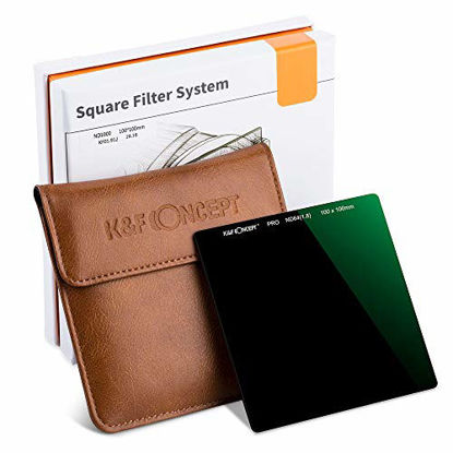Picture of K&F Concept 100mm ND64 Square Filter Ultra Slim HD 20 Layer Neutral Density 6 Stop Optical Glass