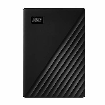 Picture of WD 5TB My Passport Portable External Hard Drive, Black - WDBPKJ0050BBK-WESN