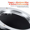 Picture of K&F Concept MD to NEX Lens Mount Adapter for Minolta MD MC Mount Lens to NEX E Mount Mirrorless Cameras with Matting Varnish Design for Sony A6000 A6400 A7II A5100 A7 A7RIII
