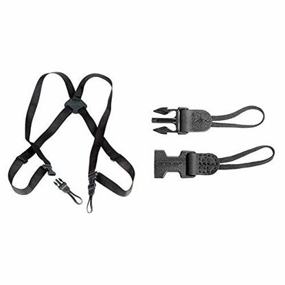 Picture of OP/TECH USA Bino/Cam Harness - Webbing & 1301062 Uni-Loop - System Connectors