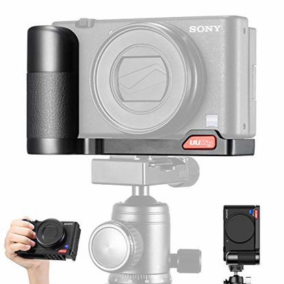 Picture of ZV-1 Camera Handle Grip Bracket for Sony ZV-1 Camera, Support Vertical Tripod Mount YouTube Video Shooting ZV1 Vlogging Accessories, w Base Microphone/Fill Light Extension Cold Shoe Mount