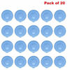 Picture of AquaNation Dew Cap Replacement - 55mm Snap On Crown Top Fit 3 & 5 Gallon Water Bottles Snug & Tight Leak Proof Reusable BPA-Free Jug Lids (20 Dew Caps)