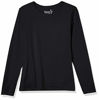 Picture of Hanes Women's Long Sleeve Tee, Ebony, X-Large
