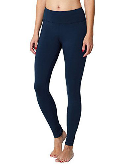 GetUSCart- BALEAF Women's Fleece Lined Winter Leggings Thermal Yoga Pants  Inner Pocket Dark Blue Size XS