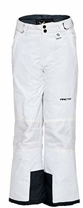 Picture of Arctix Kids Snow Pants with Reinforced Knees and Seat, White, 4T