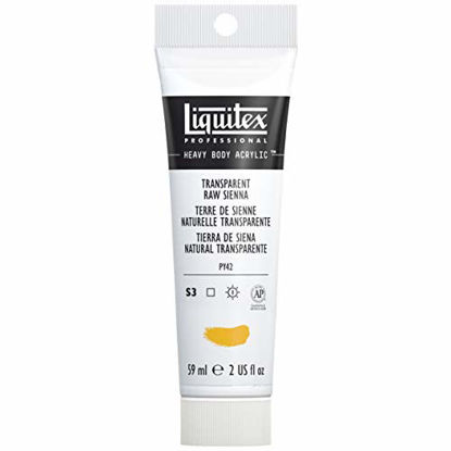 Picture of Liquitex Professional Heavy Body Acrylic Paint, 2-oz Tube, Transparent Raw Sienna