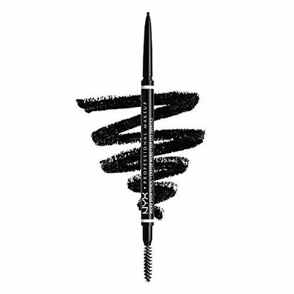 Picture of NYX PROFESSIONAL MAKEUP Micro Brow Pencil, Eyebrow Pencil - Black