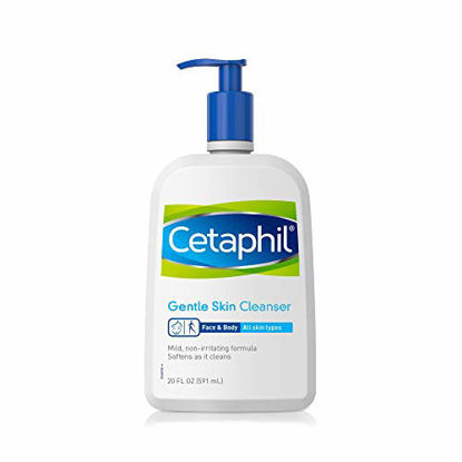 Picture of Cetaphil Gentle Skin Cleanser | 20 Fl Oz | Hydrating Face Wash & Body Wash | Ideal for Sensitive, Dry Skin | Non-Irritating | Won't Clog Pores | Fragrance-Free | Soap Free | Dermatologist Recommended