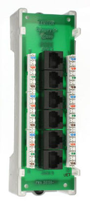 Picture of Leviton 47605-C5B Category 5 Voice and Data Module 6-Port, Bracket