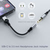 Picture of USB Type C to 3.5mm Headphone Jack Adapter, ZOOAUX Audio Adapter USB C to Aux Dongle Cable Cord for Pixel 4 3 2 XL, Samsung Galaxy S20 Ultra Z Flip S20+ Note 20 10 S10 ipad Pro and More (Grey)