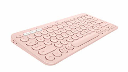 Picture of Logitech K380 Multi-Device Wireless Bluetooth Keyboard for Mac - Rose