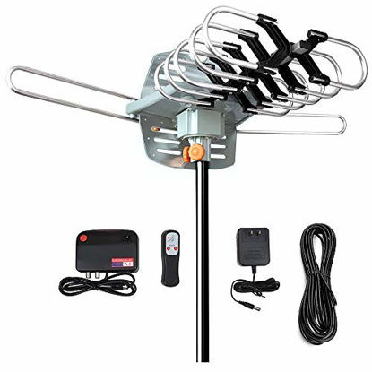 Picture of TV Antenna,Outdoor Digital Amplified HDTV Antenna 150 Miles Range, Without Pole