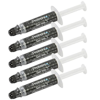 Picture of Silver Thermal Grease CPU Heatsink Compound Paste Syringe (5-pack)