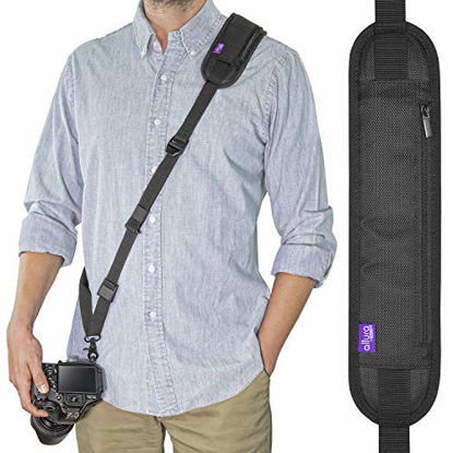Picture of Altura Photo Camera Strap Quick Release & Safety Tether, Adjustable Camera Neck Strap, Comfortable Camera Sling Strap for Canon, Nikon & Sony, Secure & Safe Quick Release Camera Strap