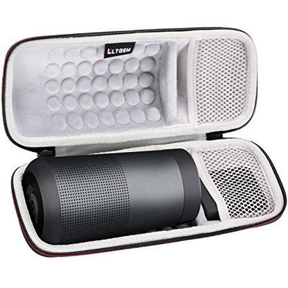 Picture of LTGEM Case for Bose SoundLink Revolve Bluetooth Speaker with Mesh Pocket-Black
