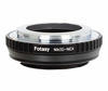 Picture of Fotasy Nikon S/Contax RF (Outer Bayonet) Rangerfinder Lens to Sony E-Mount Adapter, Compatible with Sony NEX-5T NEX-6 NEX-7 a3000 a3500 a5000 a5100 a6000 a6100 a6300 a6400 a6500 etca3000