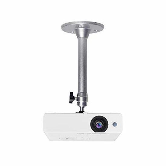 Angle Adjustable Projector Wall Ceiling Mount with 360 Degrees Rotatable Heads Digital Camera Compatible with Mini Projectors Universal Mini Ceiling Projector Mount Camcorder 