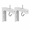 Picture of Universal Projector Screen L-Bracket Wall Hanging Mount 6 inch Adjustable Extension with Hook Manual, Spectrum and Perfect Screen Placement up to 66 lbs, 30 kg (PSM001), White