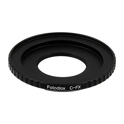 Picture of Fotodiox Lens Mount Adapter Compatible with C-Mount CCTV / Cine Lens on Fuji X-Mount Cameras