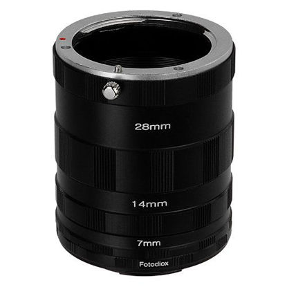 Picture of Fotodiox Macro Extension Tube Set Compatible with Fujifilm X-Mount Cameras for Extreme Macro Photography