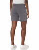 Picture of Hanes Women's Jersey Short, Charcoal Heather, X-Large