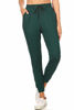 Picture of Leggings Depot JGA128-FORESTGREEN-L Solid Jogger Track Pants w/Pockets, Large