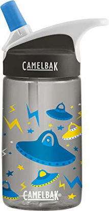 Picture of CamelBak Eddy Kids BPA Free Water Bottle 12 oz, Glitter UFOs