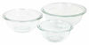 Picture of Pyrex Glass Mixing Bowl Set (3-Piece Set, Nesting, Microwave and Dishwasher Safe)