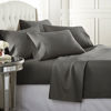 Picture of 6 Piece Hotel Luxury Soft 1800 Series Premium Bed Sheets Set, Deep Pockets, Hypoallergenic, Wrinkle & Fade Resistant Bedding Set(Queen, Gray)