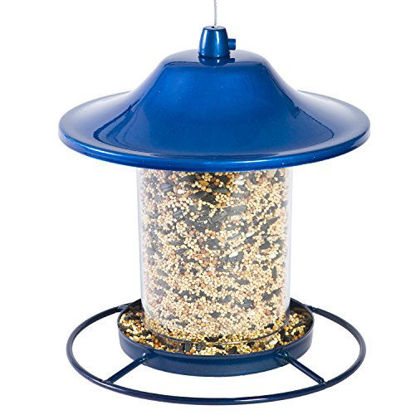 Picture of Perky-Pet 312B Blue Sparkle Panorama Bird Feeder