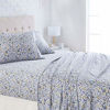 Picture of Amazon Basics Microfiber Sheet Set, King, Blue Floral