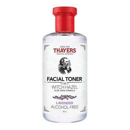 Picture of THAYERS Alcohol-Free Witch Hazel Facial Toner with Aloe Vera Formula, Clear, (Pack of 1), Lavender, 12 Fl Oz