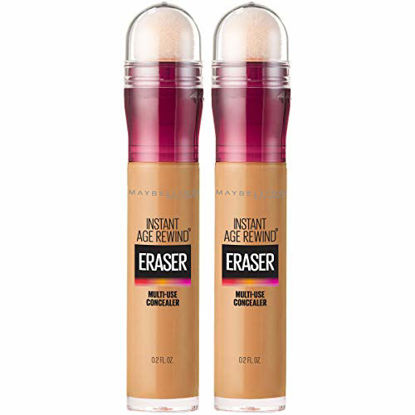 Picture of Maybelline Instant Age Rewind Eraser Dark Circles Treatment Multi-Use Concealer, Caramel, 0.2 Fl Oz (Pack of 2)