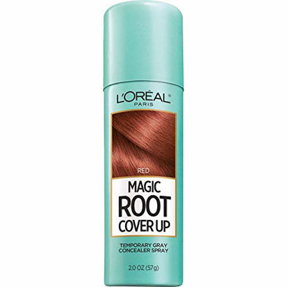 Picture of L'Oreal Paris Magic Root Cover Up Gray Concealer Spray Red 2 oz.(Packaging May Vary)