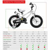 Picture of RoyalBaby Kids Bike Boys Girls Freestyle BMX Bicycle With Kickstand Gifts for Children Bikes 18 Inch White