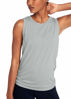 Picture of Mippo Workout Clothes for Women Sexy Open Back Yoga Tops Mesh Tie Back Muscle Tank Workout Shirts Sleeveless Cute Fitness Active Tank Tops Comfort Sports Gym Clothes Fashion 2020 Gray S