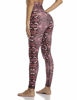 Picture of Colorfulkoala Women's High Waisted Pattern Leggings Full-Length Yoga Pants (S, Reddish Brown Snake Print)