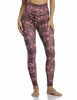 Picture of Colorfulkoala Women's High Waisted Pattern Leggings Full-Length Yoga Pants (S, Reddish Brown Snake Print)