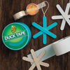 Picture of Duck 1265015 1.88" x 20 yd Winking Tape, 1.88 Inches x 20 Yards, White