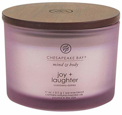 Picture of Chesapeake Bay Candle Scented Candle, Joy + Laughter (Cranberry Dahlia), Coffee Table