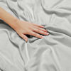 Picture of Nestl Duvet Cover 2 Piece Set - Ultra Soft Double Brushed Microfiber Hotel Collection - Comforter Cover with Button Closure and 1 Pillow Sham, Silver - Twin (Single) 68"x90"