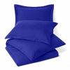 Picture of Nestl Duvet Cover 3 Piece Set - Ultra Soft Double Brushed Microfiber Hotel Collection - Comforter Cover with Button Closure and 2 Pillow Shams, Royal Blue - King 90"x104"