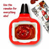 An in-car sauce holder for ketchup and dipping sauces Saucemoto Dip Clip 10 Pack, Red As seen on Shark Tank 