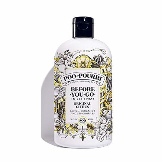 Picture of PooPourri Before-You-Go Toilet Spray Refill, 16 Fl Oz, Clear 16 Fl Oz