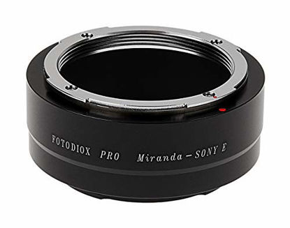 Picture of Fotodiox Pro Lens Mount Adapter, for Miranda Lens to Sony NEX E-Mount Mirrorless Cameras
