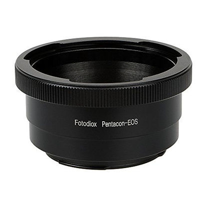 Picture of Fotodiox Lens Mount Adapter - Pentacon 6 (Kiev 60) SLR Lens to Canon EOS (EF, EF-S) Mount SLR Camera Body