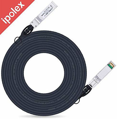 Picture of 10G SFP+ Cable 7-Meter Passive Direct Attach Copper Twinax Cable (DAC) for Cisco SFP-H10GB-CU7M, Ubiquiti, D-Link, Supermicro, Netgear, Mikrotik, ZTE