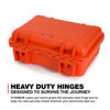 Picture of Nanuk DJI Drone Waterproof Hard Case with Custom Foam Insert for DJI Mavic 2 Pro/Zoom - Orange